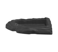 Tortoise Water Dish - Spill-Proof Reptile Water Bowl | Wide Mouth Terrarium & Aquarium Dish | Space-Saving Pet Habitat Bowl | For Geckos Snakes Bearded Dragons Frogs | Durable PP Pet Drinking Dishes