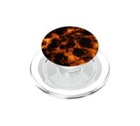 Tortoiseshell Amber Abstract Pattern PopSockets PopGrip for MagSafe
