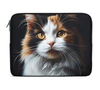 Tortoiseshell Cat Calico Laptop Sleeve Case Computer Protective Briefcase Handbag Slim Cover Carrying Bag