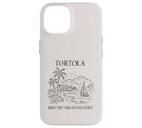 Tortola British Virgin Islands Minimalist Travel Souvenir Case for iPhone 14