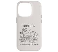 Tortola British Virgin Islands Minimalist Travel Souvenir Case for iPhone 14 Pro