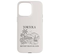 Tortola British Virgin Islands Minimalist Travel Souvenir Case for iPhone 15 Pro Max
