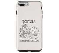 Tortola British Virgin Islands Minimalist Travel Souvenir Case for iPhone 7 Plus/8 Plus