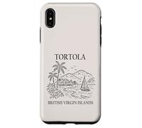 Tortola British Virgin Islands Minimalist Travel Souvenir Case for iPhone XS Max