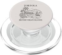 Tortola British Virgin Islands Minimalist Travel Souvenir PopSockets PopGrip for MagSafe