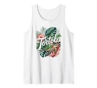 Tortola, British Virgin Islands Turtle and Beach Fun Tank Top