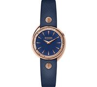 Tortona Womens Watch Blue Leather - female - Versus Versace - Watches - Blue - ONE SIZE - Accessories ONE SIZE