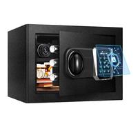 ToruKeep 30L Fireproof Steel Security Safe Box - Digital Keypad, Smart Anti-Theft Alarm, Removable Shelves, Combination Lock, Type-C Backup, Fire Document Bag for Home Office Hotel (35x25x25cm)