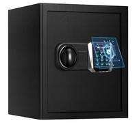 ToruKeep 60L Fireproof Steel Security Safe Box - Digital Keypad, Smart Anti-Theft Alarm, Removable Shelves, Combination Lock, Type-C Backup, Fire Document Bag for Home Office Hotel (35x31x45cm)