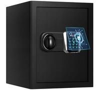 ToruKeep 80L Fireproof Steel Security Safe Box - Digital Keypad, Smart Anti-Theft Alarm, Removable Shelves, Combination Lock, Type-C Backup, Fire Document Bag for Home Office Hotel (35x31x50cm)