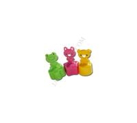 Torune TOR-P-2817 Flower, Round, Star Shaped Bread Cutter Set with Animal Press