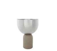 TORUS Flower Pot 17 cm Silver/Taupe