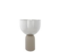 TORUS Flower Pot 22 cm Silver/Taupe