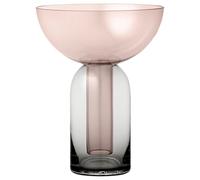 TORUS Vase H19 Black/ Rose