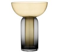 TORUS Vase H33 Black/ Amber