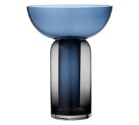 TORUS Vase H33 Black/ Navy