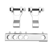 Torvex ATV Lowering Kit, Adjustable Front Rear Suspension Drop Brackets Compatible with Banshee 350 YFZ350 Warrior 350 YFM350X (Silver)