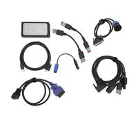 Torvex Data Adapter, Inline 6 Diagnostic Adapter Kit Heavy Duty Truck Scanner Interface Cable for Engine ECU Programming (Without Storage Box)