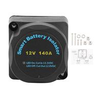 Torvex Dual Battery Isolator, 12V 140A Smart VSR Relay Battery Separator B0401-00101 for ATV UTV Boat RV Marine Power System