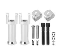 Torvex Foot Peg Mounts, Compatible with Harley Breakout, 50500769 Passenger Footrest Brackets Peg Support Kit, Silver