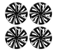 Torvex Hubcaps, 4 Pcs 17 Inch Silver Wheel Covers Full Rim Protector Hub Cap Set Replacement Compatible with Ford Focus Transit Connect