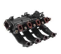Torvex Intake Manifold Assembly, Inlet Manifold with Gaskets Flaps Compatible with BMW 1 3 5 X3 Series E87 E46 E90 E60 E39 E83, Engine Air Intake Manifold, Replacement Manifold Uni