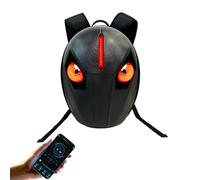 Torvex LED Backpack, Programmable LED Display Bag and Motorcycle Laptop Backpack with Hard Shell Screen Panel, USB Power Compartment for Riding Commute and Night Travel Storage