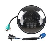 Torvex LED Headlight, 7in Round Headlamp High Low Beam DRL Driving Lamp IP67 Front Light for Universal Car Motorcycle (1 Piece)