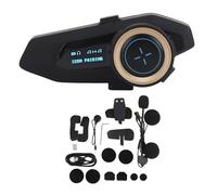 Torvex Motorcycle Intercom, Bluetooth 5.0 Helmet Headset Communication System with 1000M Range Music Sharing for ATV UTV Snowmobile
