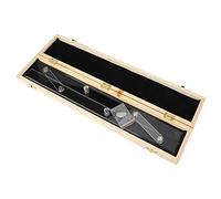 Torvex Parallel Ruler, TFB-460 Marine Navigation Chart Ruler Plotter, Nautical Parallel Rule with Wooden Storage Case for Boat