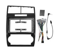 Torvex Radio Dash Kit, 9in 2 Din Stereo Panel Frame and Navigation Fascia Trim Compatible with Magnum 2004-2008 (With power cord)