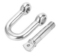 Torvex Shackle, M25 304 Stainless Steel D Shackle Screw Pin Bow Shackle for Camping Rigging and Tie Down Use