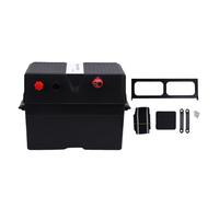 Torvex Smart Battery Box, Portable Battery Case Power Center with Rain Proof Shell for Trolling Motor RV Boat Solar Panel