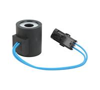 Torvex Solenoid Coil, AT163482 2-Pin Electrical Valve Coil Compatible with John Deere 300D 310D 315D Backhoe Loader Hydraulics (12V)