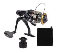 Torvex Spinning Reel, Dual Drag Spin Reel Open Face Reel, 7+1BB Fishing Wheel with Aluminum Spool for Freshwater Carp Fishing