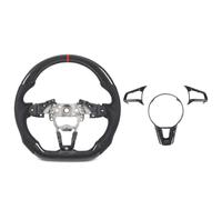 Torvex Steering Wheel, Carbon Fiber Wheel Rim Racing Wheel with Button Trims Compatible with MX-5 ND 2016-2025