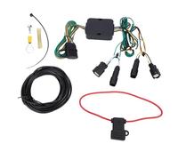 Torvex Trailer Wiring Harness, 56327 4 Pin Vehicle Side 4-Way Flat Towing Wire Kit Compatible with Transit 150 250 350 HD
