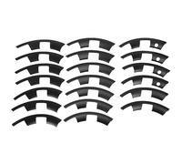 Torvex Wheel Rim Guard, Split Type Rim Protector Ring Scratch Protection Trim Compatible with 2025 2026 Helix 20 Inch Wheel (Black)