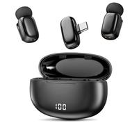 TORVEX Wireless Microphone for iPhone & Android | 5g Ultra-Light, Smart Noise Cancellation | Mini Lavalier Microphone Designed for Vlog, TikTok & YouTube Content Creators