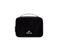 Torvol - LIPO Safe Bag, Compact LiPo Battery Bag Fireproof, Stores up to 15 LiPo Batteries, Compatible with Torvol Quad Pitstop Backpacks, Battery Storage Organizer, 11 × 26 × 20 cm, Black