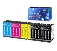 Torvon 15-Pack Compatible with Epson 603 603XL Ink Cartridges Multipack | Compatible with Expression Home XP-3100 XP-2100 XP-4100 XP-2105 XP-3105 WF-2810 WF-2830 WF-2835 WF-2850