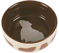 Trixie Ceramic Bowl with Guinea Pig Motif - 250ml/11cm