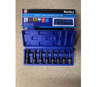 Blue Spot Tools 01506 Impact Torx Sockets, Black, 1/2-Inch, Set of 8 Piece