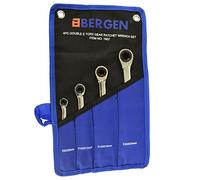 Torx/E Ratchet Spanner Wrench Set Double Ended E6 - E24 4pc Set Bergen AT482