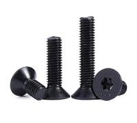 Torx Head Bolt M3 M4 M5 M6 M8 M10 Black Grade 10.9 Alloy Steel Six-Lobe Flat Countersunk Screw 10Pcs, 10pcs, M3x20mm