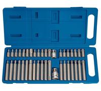 TORX, HEX SPLINE BIT SET, 3/8, 1/2" 40PC; 33323 (DRAPER TOOLS) Qty X 1