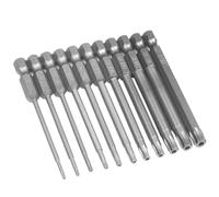 Torx Screwdriver Bit Set, 11-Piece Torx Security Bit Set, Magnetic Screwdriver Bits, Hex Screwdriver for Drill and Hand Tools