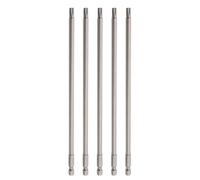 Torx Screwdriver Bits, 5Pcs 200mm Extra Long T8-T25 Star Bit Set with 1/4" Hex Shank, Magnetic Alloy Steel for Electric Drill