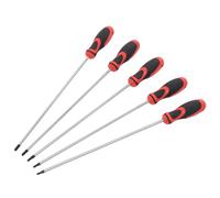 Torx screwdriver set 5pc 300mm chrome vanadium steel insulated silver handles EU