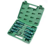 Torx Screwdriver Set, 8-Piece T8-T40 Chrome Vanadium Steel with Non-Slip Handle for Phone Computer Auto Repair, Green Nylon Bag